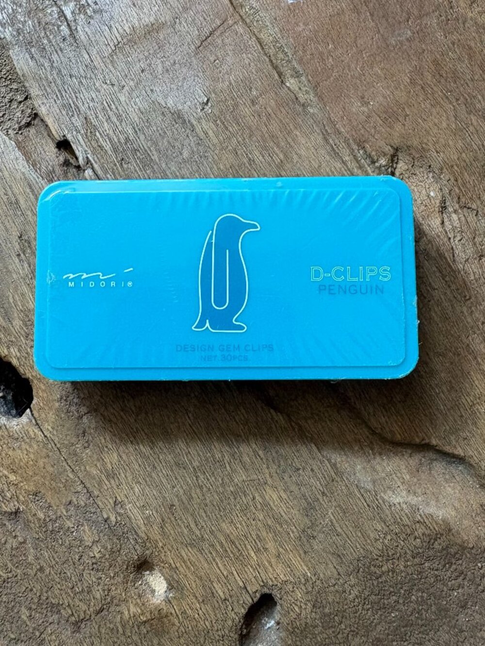 Midori penguin shaped D-clps paper clips 30 count UNOPENED